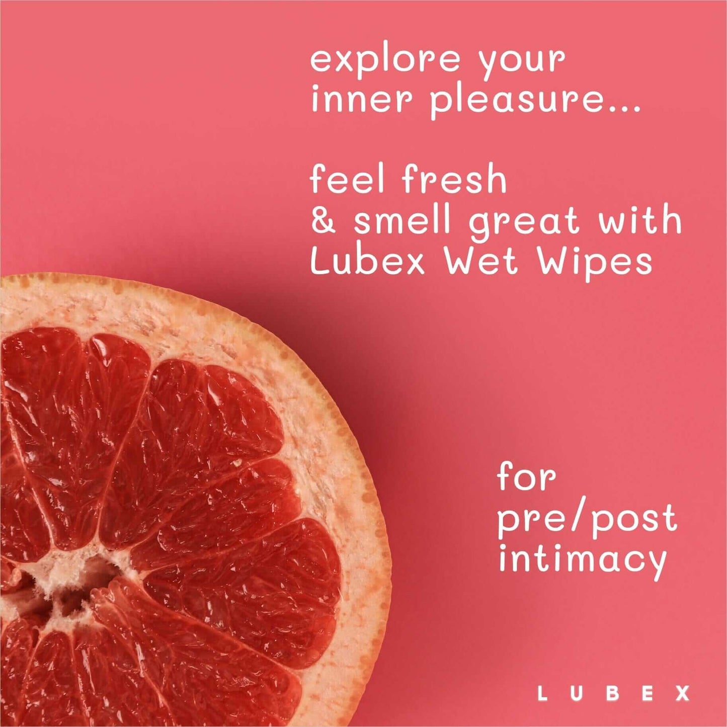 Lubex Safe Feminine cleansing wipes Pre/Post intimacy cleaning Wipes Lubex