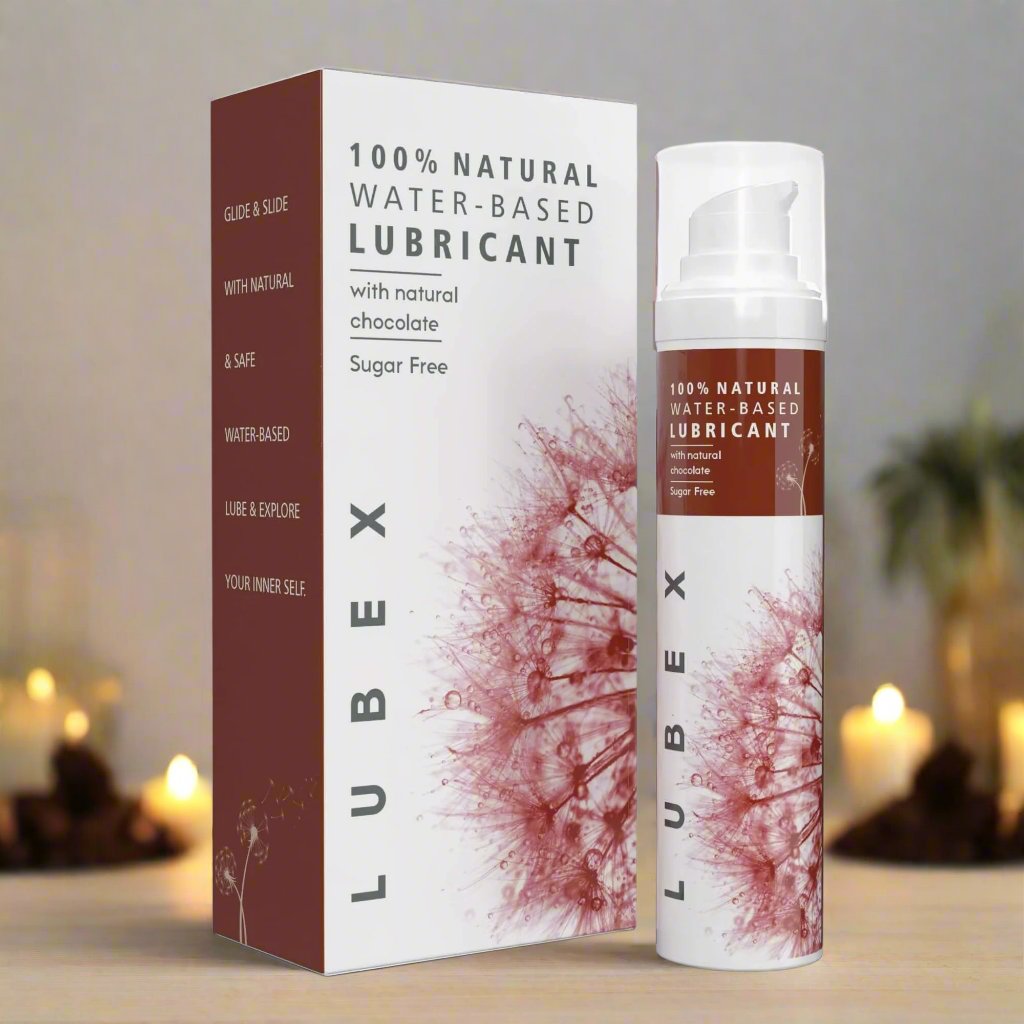 Lubex Lubricant - 100% Natural Long-Lasting Lubricant - Natural Chocolate Flavour