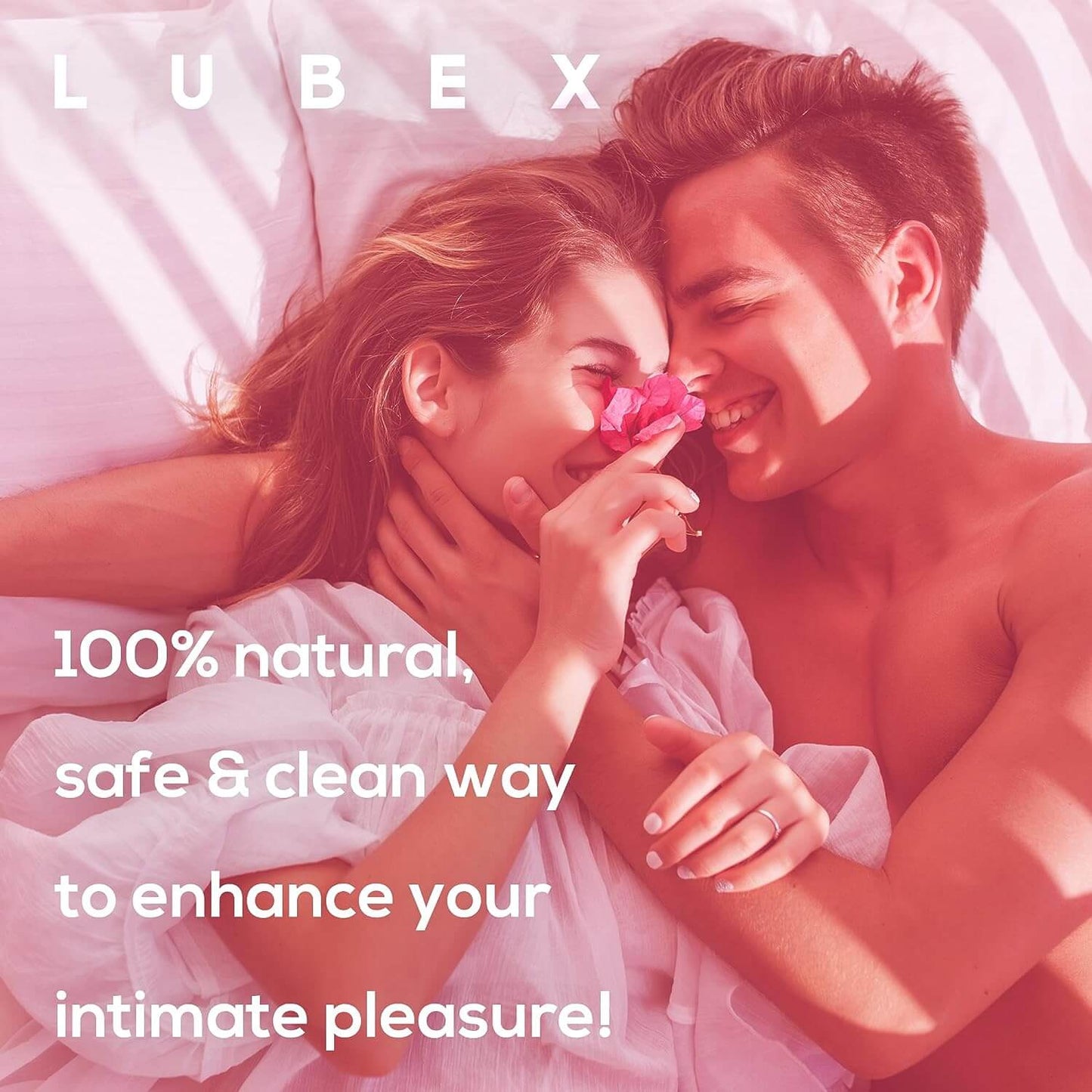 Lubex Lubricant - 100% Natural Long-Lasting Lubricant - Natural Strawberry Flavour