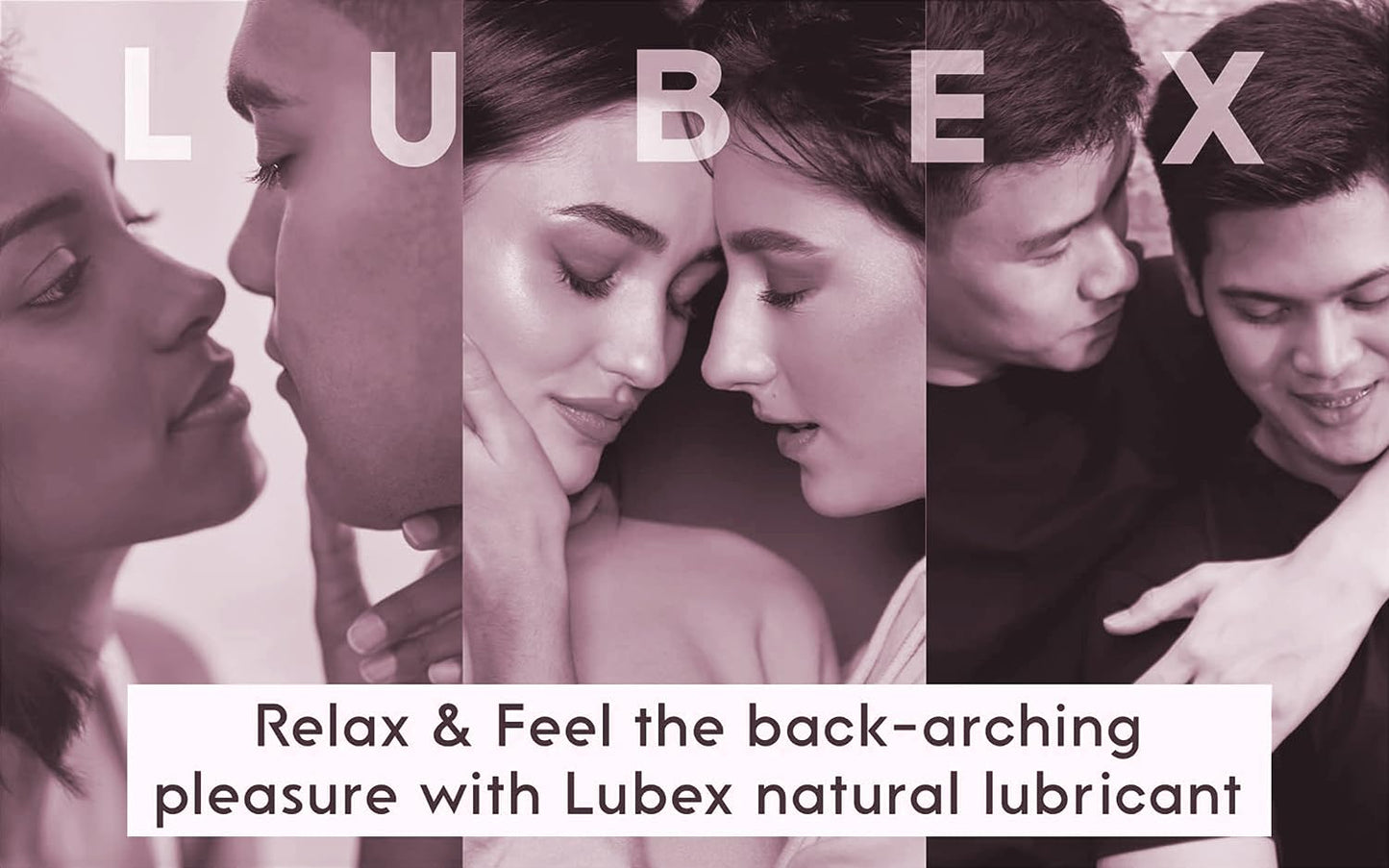 Lubex Lubricant - 100% Natural Long-Lasting Lubricant - Natural Strawberry Flavour