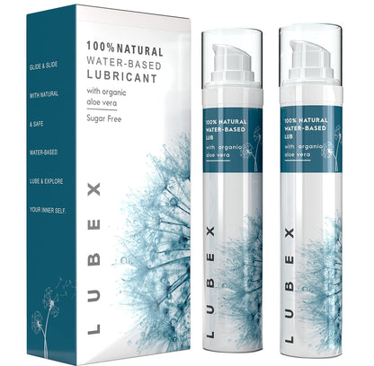 Lubex Lubricant - 100% Natural Long-Lasting Lubricant (Pack of 2)