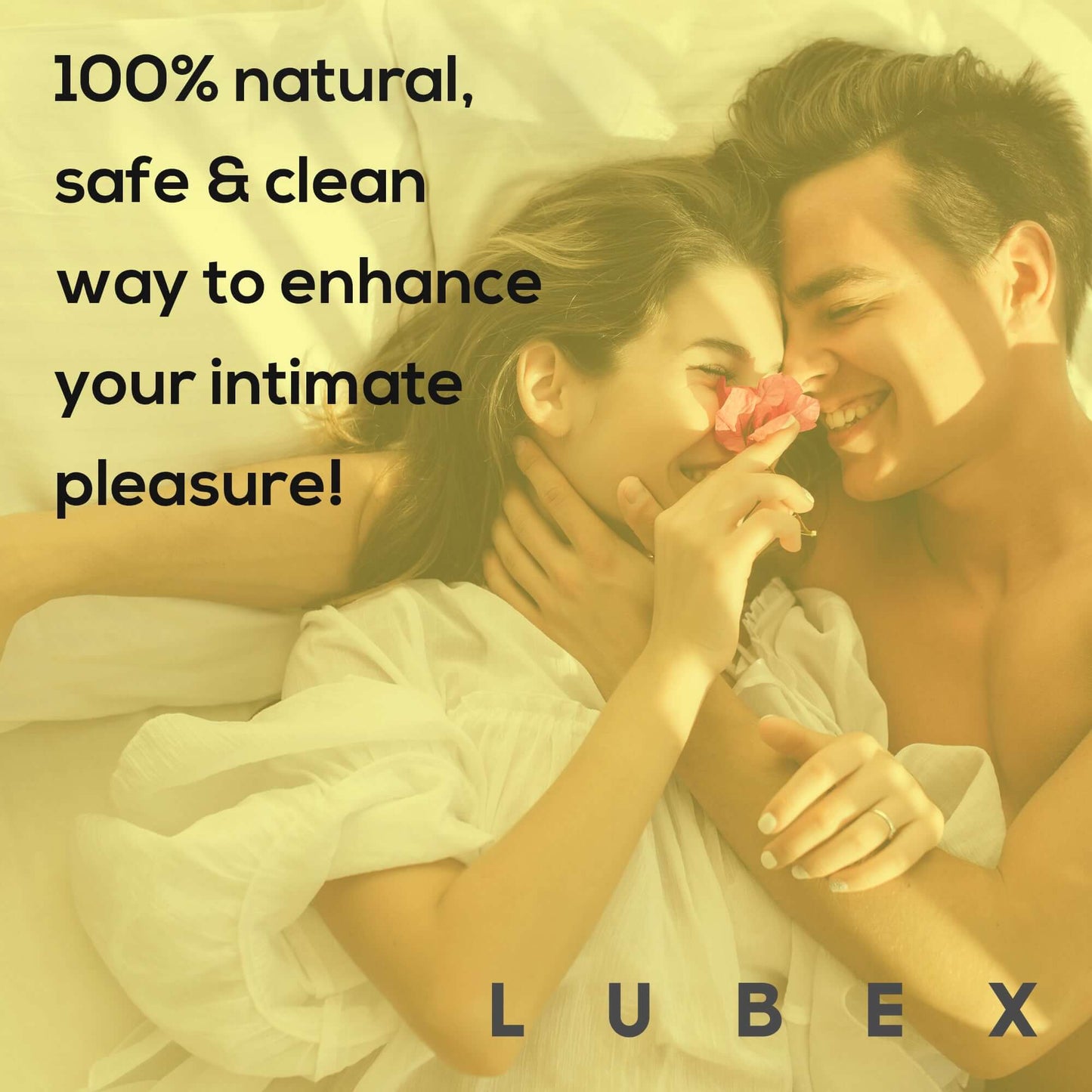 Lubex Lubricant - 100% Natural Long-Lasting Lubricant - Natural Ylang Ylang Flavour