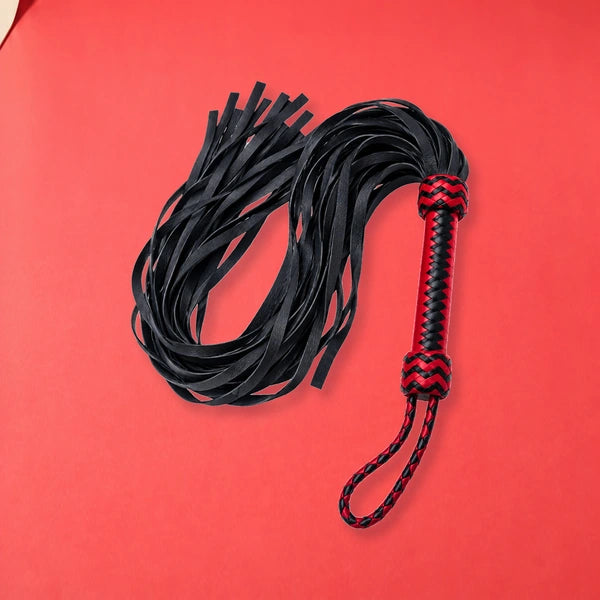 Leather Flogger
 · 
1 flogger · Red & Black